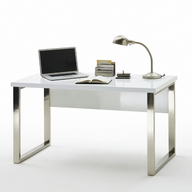 Bureau hoogglans 140x70x76 cm